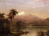 Frederic Edwin Church Canvas Paintings - Tamaca Palms